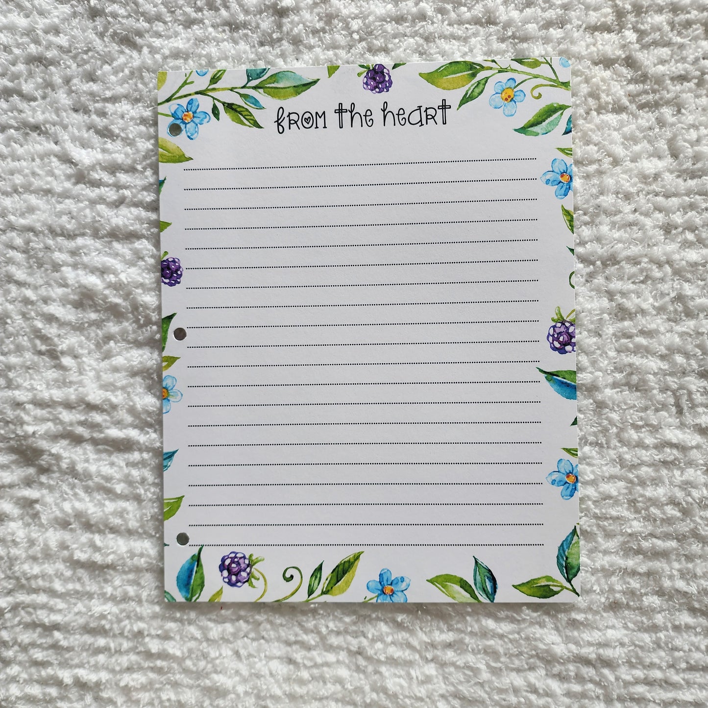 Blackberry Journal Page