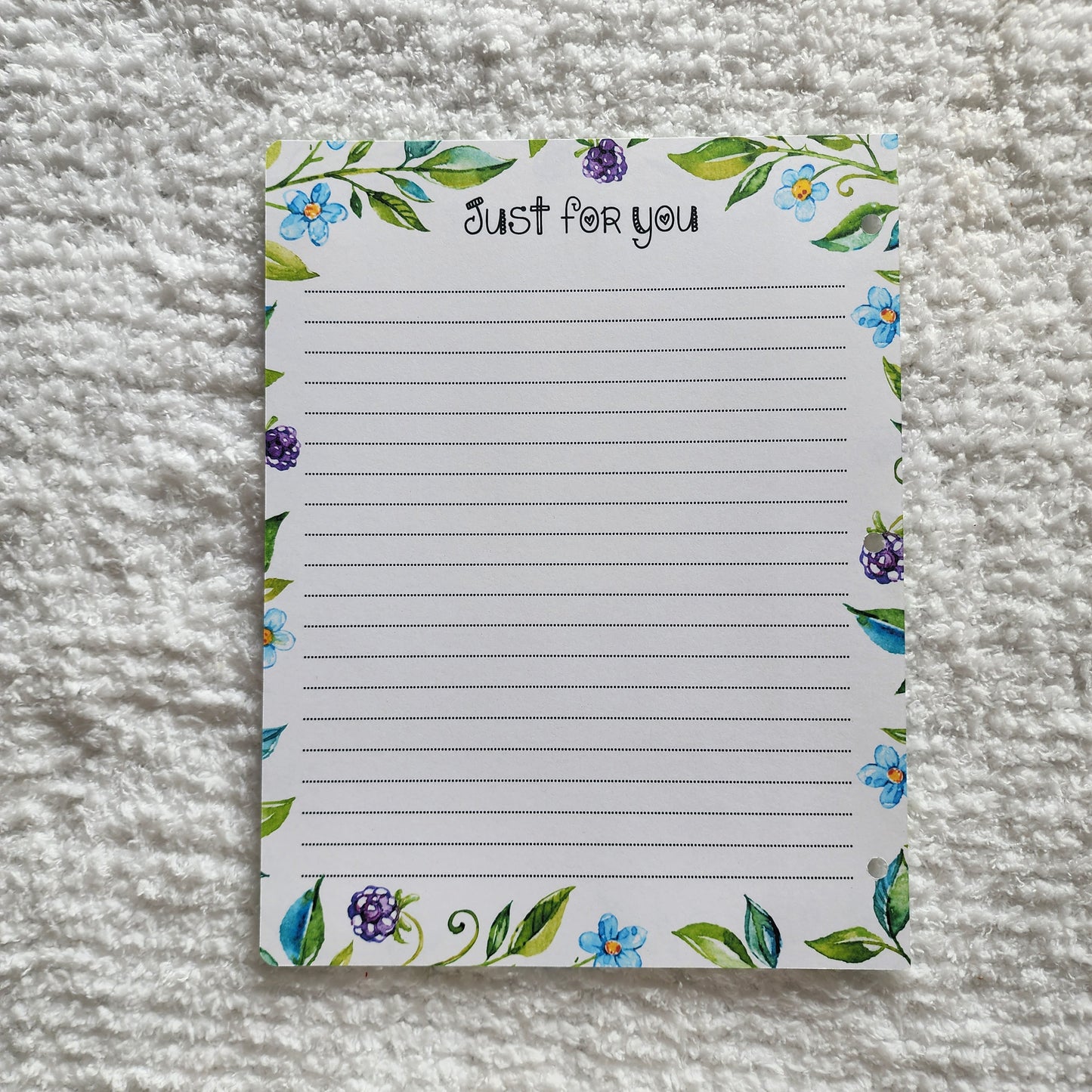 Blackberry Journal Page